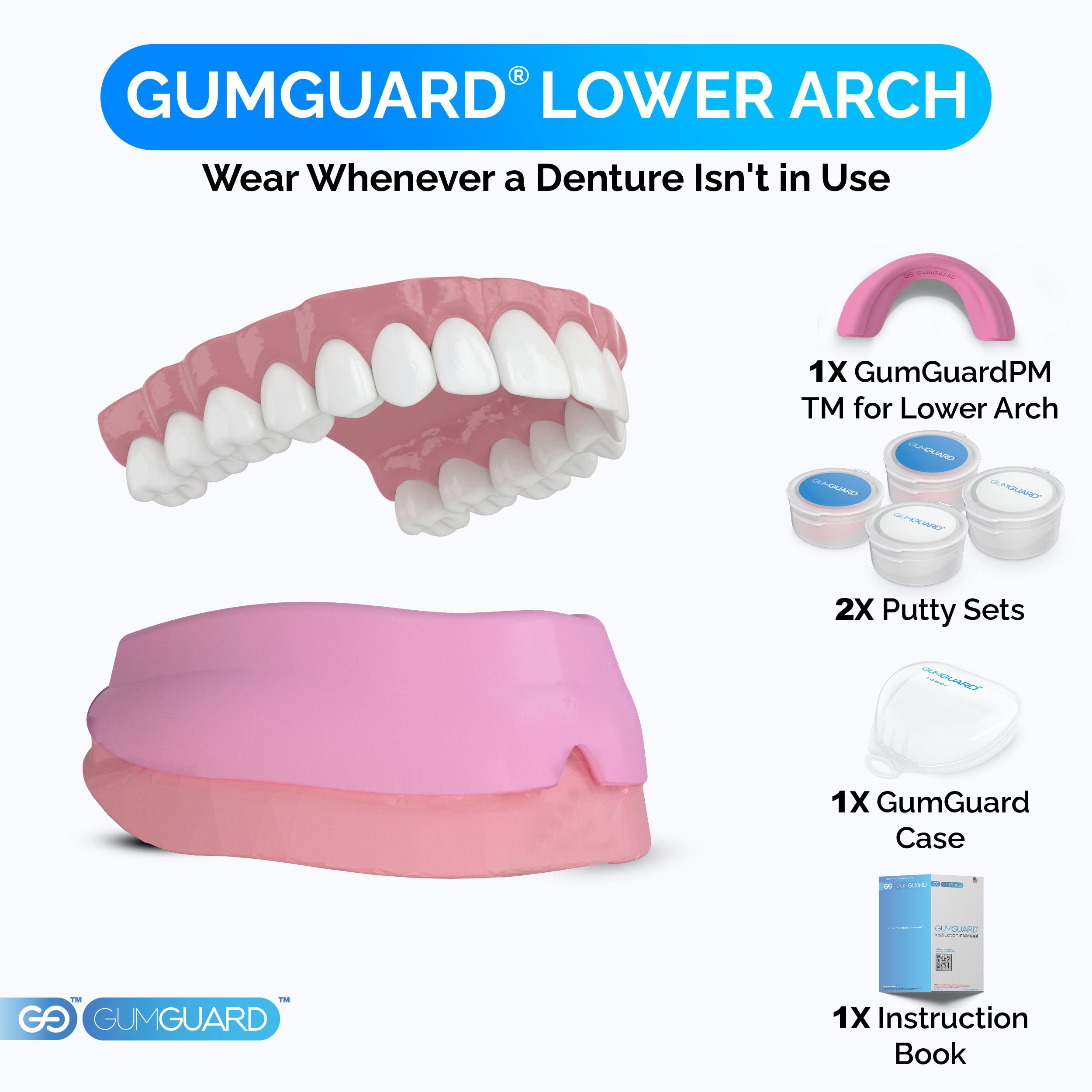 GumGuard® UltraSoft PM Lower | Pink